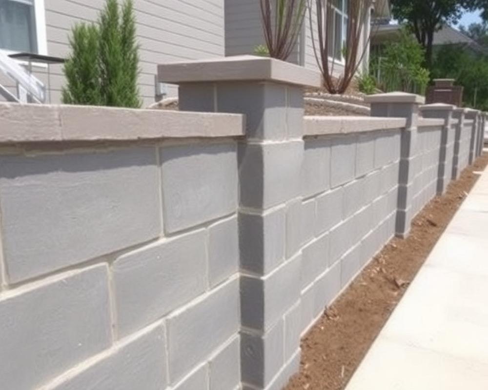 Capped Block Retaining