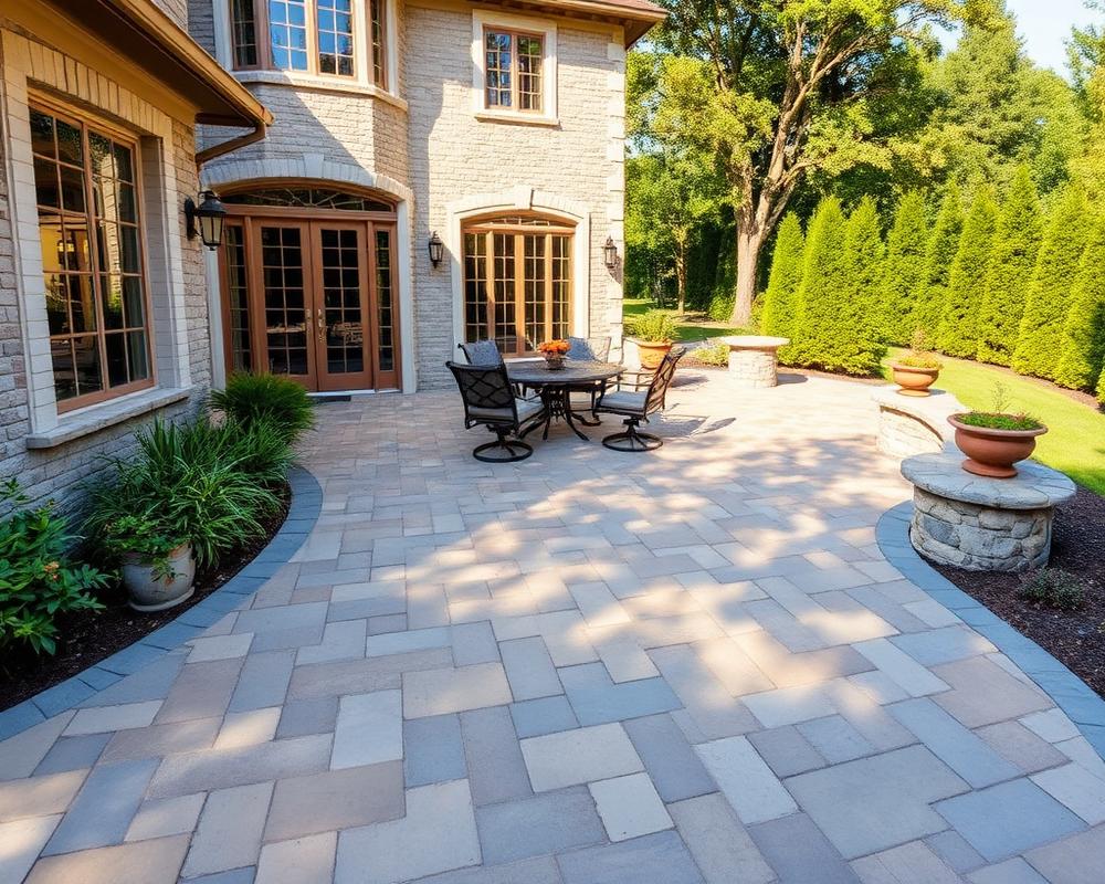 Ashlar Stamped Patio