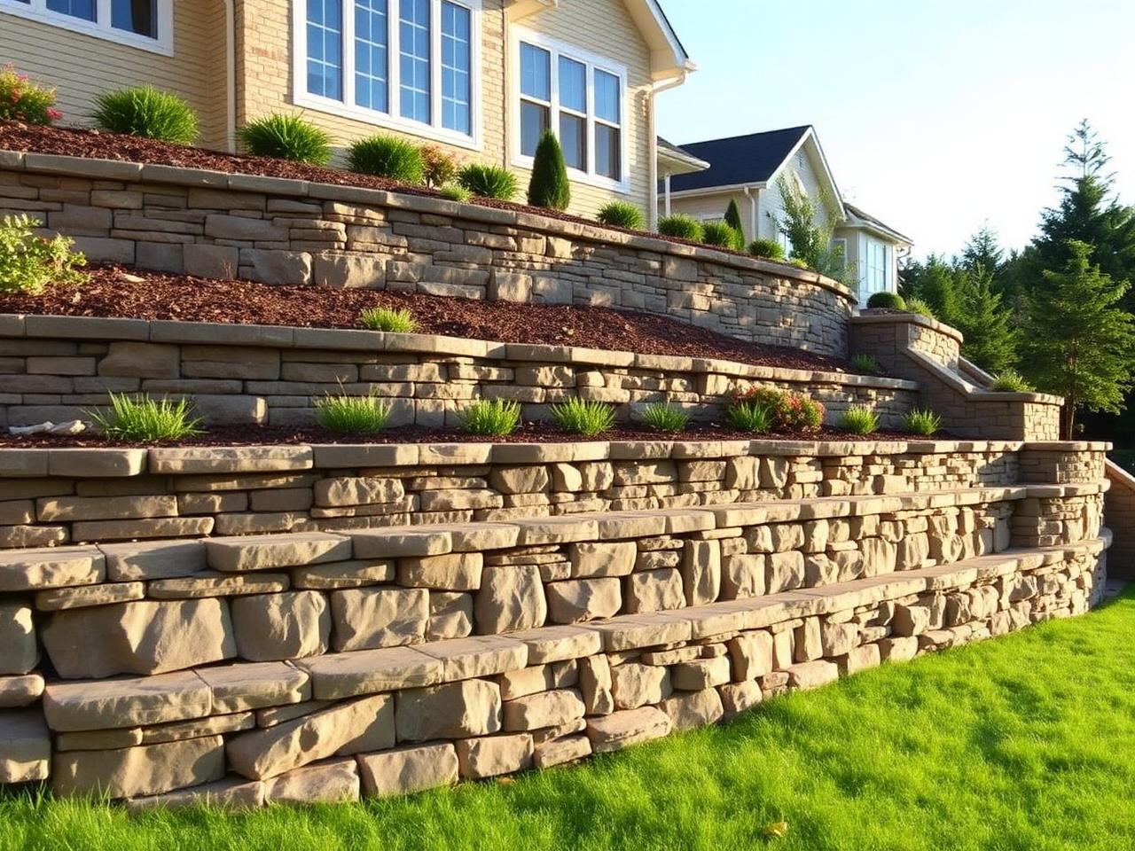 Terraced Stone Retention